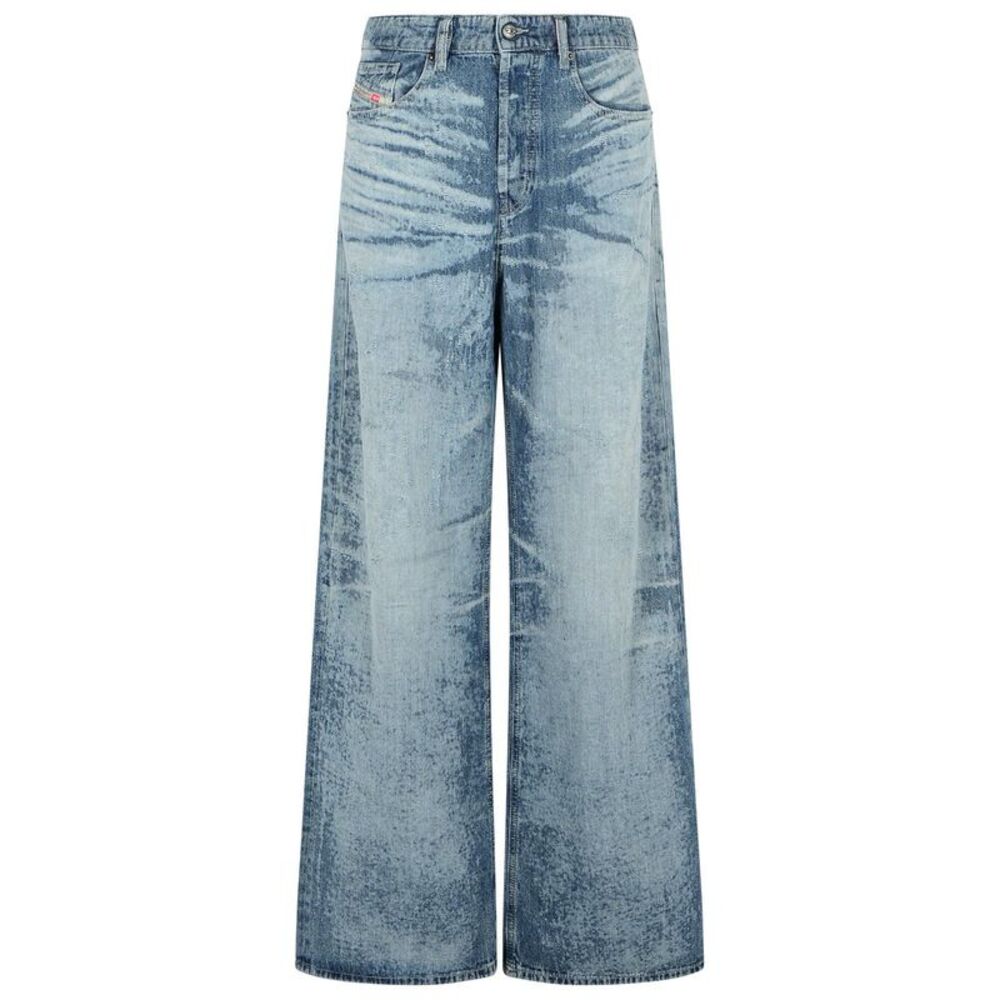 Diesel 'Sire 1996' Light Blue Cotton Jeans Women